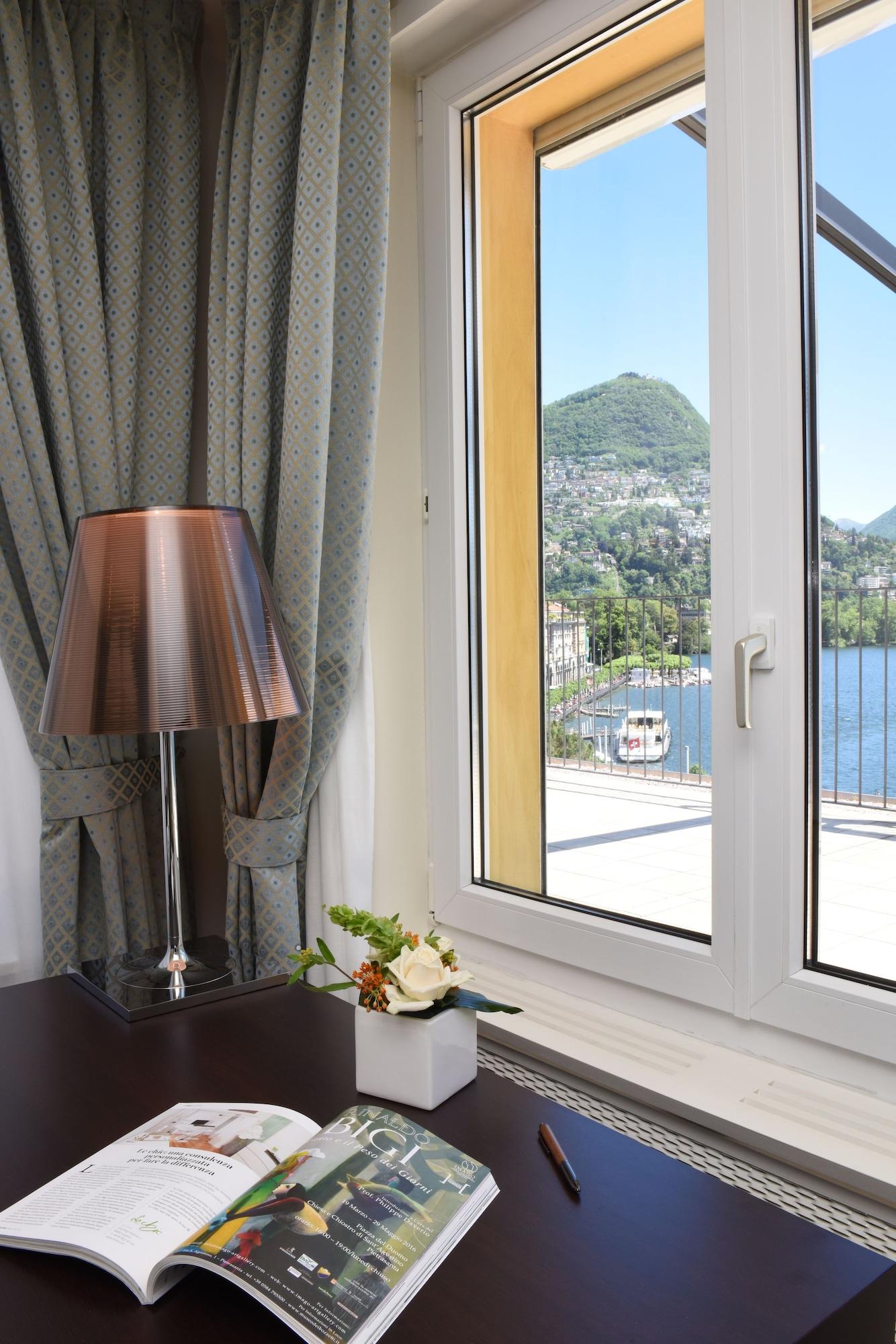Hotel Walter Au Lac Lugano Exterior foto