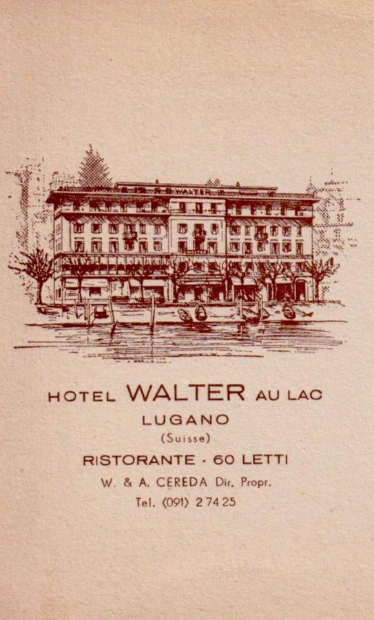 Hotel Walter Au Lac Lugano Exterior foto